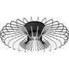 Urban by Sforzin FILO LAMPADA DA SOFFITTO DIAMETRO 80CM TITANIO A LED 3000K 5076LM 51W