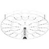 Urban by Sforzin LAFRA LAMPADA DA SOFFITTO MEDIA CROMO 2700K 2150LM 27W D.70CM