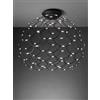 Urban by Sforzin LAMOI LAMPADA DA SOFFITTO GRANDE NERO A LED 2700K 9939LM 99W D.80CM DIMMERABILE
