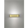 Urban by Sforzin AKI APPLIQUE A PARETE PICCOLA ORO OPACO 4000K 1733LM 11W L.22,3CM