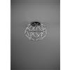 Urban by Sforzin EUCLIDE LAMPADA DA SOFFITTO D.56CM A LED 3000K 5104LM 62W COLORE NERO DIMMER TRIAC