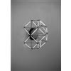 Urban by Sforzin EUCLIDE APPLIQUE A PARETE NERO A LED 2700K 1963LM 29W L.36,5CM