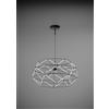 Urban by Sforzin EUCLIDE LAMPADARIO SOSPESO 70CM A LED 2700K 4805LM 62W COLORE NERO