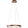 Urban by Sforzin ANELLO LAMPADARIO A SOSPENSIONE RAME SPAZZOLATO DIAM.55cm 3000K 2965LM 33W DIMMERABILE