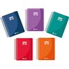 Centauro - Set Agenda scolastica 2025 2026 a6 Dia Pagina, 5 pezzi di colori assortiti, fogli 70 g, spagnolo, copertina rigida, spirale PVC, include fogli speciali per studenti e adesivi, FSC