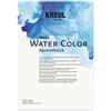 Kreul 69011 - Carta Water Color, Blocco per Acquerello, DIN A4, 200 g/m, 10 Fogli, Senza acidi e Senza invecchiamento, Bianco Naturale, per dipingere con Colori ad Acquerello e Gouache