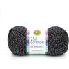 Lion Brand Yarn Cotone Dk 24/7 Filato, Cielo Notturno, 1 confezione