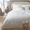 Douceur d'Intérieur, Parure da letto 3 pezzi (260 x 240 cm) Laly, in cotone e lino