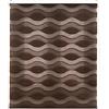 Decorblind Tenda avvolgibile doppio strato notte e giorno installazione parete o soffitto, dimensioni: 120 x 180 cm larghezza x lunghezza/misura telo tenda 117 x 175 - Tenda marrone tenda finestra