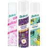 Bellery Shampoo Secco Spray per Tutti i Tipi di Capelli - Set composto da Original, Heavenly Volume e Sensitive Skin con profumazione delicata - 3 Shampoo Spray da 200ml