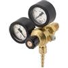 OXYTURBO RIDUTTORE PRESSIONE OXYTURBO SERIE MINI ACETILENE PER CANNELLO SALDATURA BIGAS per BOMBOLE 5, 10 LITRI VERSIONE CON GHIERA MASCHIO W 22.92 ihe