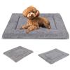 Vejaoo Letto per cani, Cuscino lavabile reversibile, Tappetino morbido peluche per cuccioli, Materasso Memory Foam per cani di piccola taglia media e prevenire la cattura di stuoie per gatti XZ016