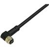 BKL Electronic 2700016 Cavo di collegamento per sensore/attuatore M8, angolato 5 m, numero di poli: 4,5 1 pezzo.