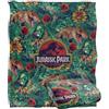 LOGOVISION JURASSIC PARK Tropical T-Rex Coperta super morbida al tatto setoso - 152 x 127 cm