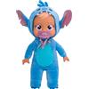 IMC Toys Cry Babies Tiny Cuddles Disney Stitch, Bambola di Peluche ispirata a Stitch di Disney, che Piange Lacrime vere, Giocattolo Regalo per Bambini e Bambine dai 18 Mesi in su