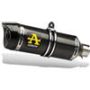 Arrow Terminale di Scarico Thunder carbonio con fondello carby Per
