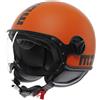 Momo design Casco Moto Jet Momo Design FGTR CLASSIC Mono Arancio Opaco N