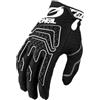 O'NEAL | Guanti da bici e motocross | MX MTB DH FR Downhill Freeride | Materiali flessibili e durevoli, stampa in silicone per la presa | Guanto Sniper Elite | Adulti | Nero Bianco | Taglia XL