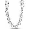 PANDORA Catena di sicurezza Moments in argento Sterling