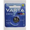 VARTA Tipo batteria varta elettronica professionale: 6616 / cr1616 tensione: 3v dimensioni: diametro 1,6 mm: blister 16,0 mm punto pda
