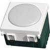 ETTROIT Lampada di Emergenza da Incasso LED 2 Moduli 220V 6000K con Batteria e Tasto ON/OFF Compatibile Vimar Plana - SKU EV4201