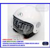 Helmets Casco Jet Bianco Taglia L per Scooter Moto Quad Vespa Comfort con Visiera fibbia