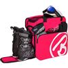 BRUBAKER Super Champion borsa per scarponi da sci con scomparto casco colore neon rosa / nero