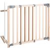 roba Cancelletto di Sicurezza per Scale Safety Up, con Indicatore Visivo, Massello di Faggio, 93,5-120,5 cm, Legno Naturale
