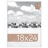 MCS Cornice per Poster Foundation 45,7 x 61,0 cm, Cornice in Legno Nero Tradizionale, Fissaggio a Parete Verticale e Orizzontale, Grande Cornice per Foto, Poster e Opere d'Arte (Confezione da 1)
