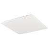 Eglo Moradillo-R - Panello a LED, lampada soffitto piatta con telecomando, pannello da in metallo bianco e plastica, dimmerabile, caldo/bianco freddo, 60 x cm