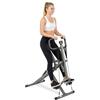 Sunny Health & Fitness Row-N-Ride PRO, macchina combinata per squat a corpo intero con fascia di resistenza opzionale, cardio a corpo intero, connessione all'app SunnyFit - SF-A023053