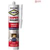 BOSTIK Mastice Sigillante ignifugo per riparazioni e sigillature di camini, stufe e barbecue Colore grigio scuro Cartuccia 530g