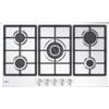 CANDY CHG93WX/1 Piano cottura 90cm inox, Griglie in Ghisa, INOX, 5 fuochi