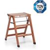Foppapedretti Tialzo Noce Sgabello In legno Made in Italy