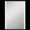 HOMCOM Specchio da Bagno con Luce LED a 3 Colori e Funzione Memory, in Vetro Temperato, 70x50x3 cm, Argento | Aosom Italy