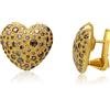 POMELLATO Orecchini collezione sabbia in oro con diamanti brown