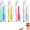 YAOYYG 4 aspiratori a contatto, per lenti morbide e dure, inserimento/rimozione lenti a contatto, silicone ergonomico, multicolore