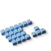 HK Gaming Rubber Keycaps Set | Anti-Slip Texture | Doubleshot Backlit Keycap Set | 23 Keys OEM Profile Key Set | For Mechanical Keyboard | Compatible with Cherry MX, Gateron, Kailh | Blue Malibu