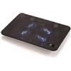 Conceptronic CNBCOOLPADL4F base di raffreddamento per notebook 4-Fan Cooling Pad 43,2 cm (17) Nero