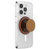 PopSockets Impugnatura per telefono MagSafe con cavalletto, supporto magnetico, parte superiore sostituibile, presa sicura per custodie MagSafe per iPhone e tablet, colore: rame martellato smaltato