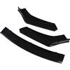 Ausla Kit Corpo Spoiler Anteriore 3 Pezzi, Protezione del Rivestimento dello Spoiler Sul Labbro in ABS per Mento del Paraurti Anteriore Adatta per Veicoli con una Larghezza di 1800 Mm