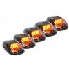 Riloer 5pcs auto LED luci esterne sul tetto, lente di fumo tetto cabina marcatore luci di liquidazione delle di funzionamento, Compatibile con DODGE RAM 1500 2500 3500 4500 2003-2019