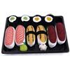 Sushi Socks Box Rainbow Socks - Donna Uomo Calzini Sushi Salmone Tamago Tonno 2x Maki - 5 Paia - Taglia 41-46