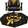 Subsonic - Tappetino da gioco Brawl Stars 100x100 cm - Antiscivolo per sedia da ufficio - Tappetino protettivo per pavimenti e parquet per la camera dei giocatori - Facile da pulire - Nero