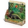 Tachan Dinosauro Triceratops con suoni realistici, luci, colore verde