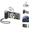 AFAITH Master Grip Kit per iPhone 17 Pro Max,Impugnatura Magnetica per Smartphone con Luce Selfie e Filtri UV,Creator kit Integrata 3200mAh Batteria,Ricarica Wireless,Custodia in Grafene Vlog/Selfie/Shooting