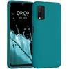 kwmobile Custodia Compatibile con Xiaomi Redmi 9T Cover - Back Case per Smartphone in Silicone TPU - Protezione Gommata - petrolio matt