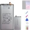 HIGHAKKU Batteria di ricambio EB-BG975ABU compatibile con Galaxy S10 Plus/ S10+ SM-G975F con strumenti