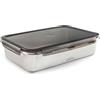 Lacor 64675 - Ecoinox Pro Tupper ermetico, 5 L, Acciaio Acciaio Inox 18... | Realizzato in acciaio inossidabile alimentare; alta resistenza alla corrosione e usura quotidiana in cucina