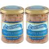 Nostromo - Filetti di Tonno al Naturale, Qualità Superiore, Lavorati a Mano, 1 Vasetto in Vetro da 180 gr (Confezione da 2)